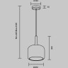 Подвесной светильник MAYTONI SPIRITO MOD286PL-L18W3K